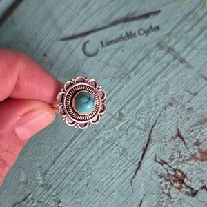 🌙Turquoise Sterling Silver Ring